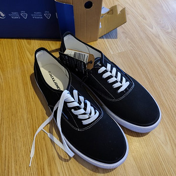 Jack & Jones mustad canvas-ketsid (EU 45)