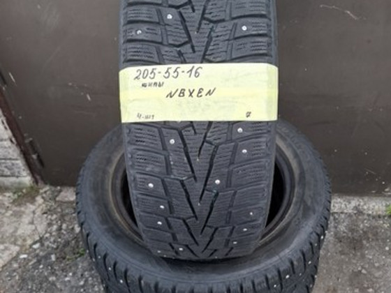 205-55-16. Шипы.4 шт. 7 мм.