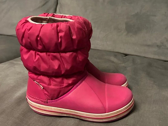 Зимние сапоги Crocs, размер J3(34-35), 21,7см