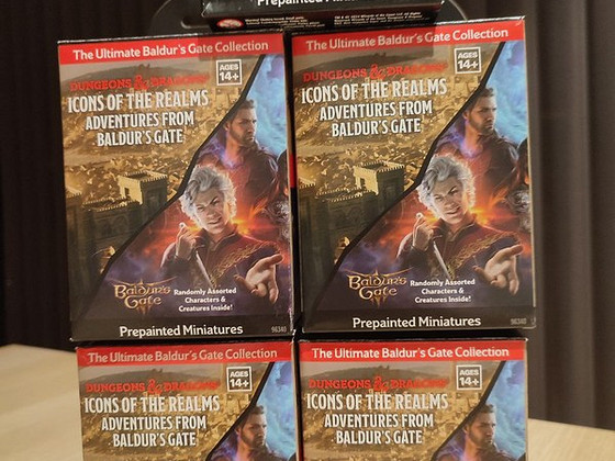 Dungeons & Dragons Baldur’s Gate'i seikluste miniatuuride ko