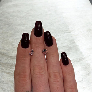 Новые серебряные 925 серьги с цирконием (2 фото из 2)