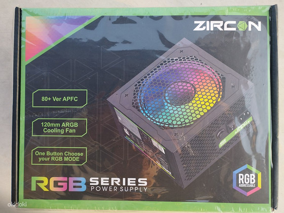 Համակարգիչի սնուցման բլոկ Zircon RGB 600W Gaming