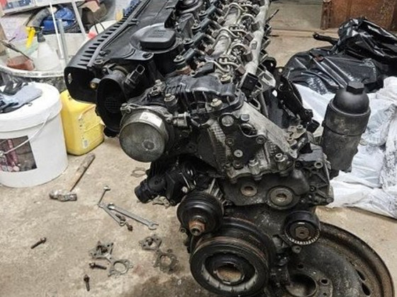 Двигатель M57 160 kW — на запчасти