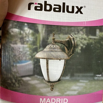 НОВОЕ! Rabalux - Настенный светильник для улицы 1xE27/60W/23