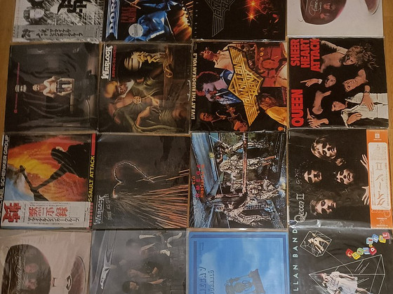 LPs QUEEN, DEEP PURPLE, MSG, I.GILLAN BAND LP Japan press