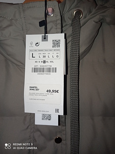 Жилетка Zara, новая размер L (4 фото из 6)