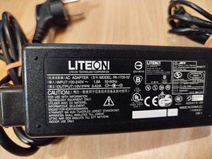 Адаптер питания LITEON для ноутбука Asus MODEL: PA-1700-02 (2 фото из 4)