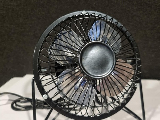 UUS Black Mini Desk Fan USB