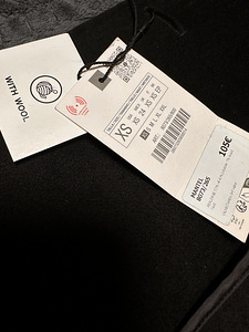 Zara шерстяное пальто xs (5 фото из 6)