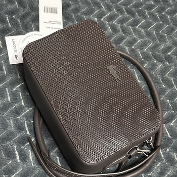 Lacoste brown leather bag