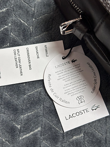 Lacoste коричневая кожаная сумка (4 фото из 5)