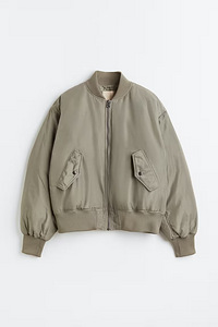 Bomber jacket hm xs oversize down feather (1 фото из 7)