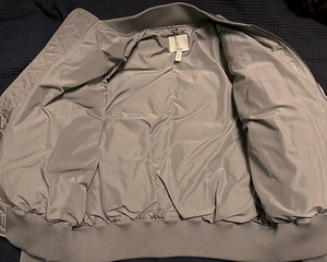 Bomber jacket hm xs oversize down feather (6 фото из 7)