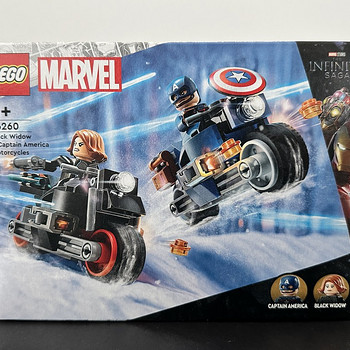 Lego Черная Вдова и Капитан Америка мотоциклы 76260