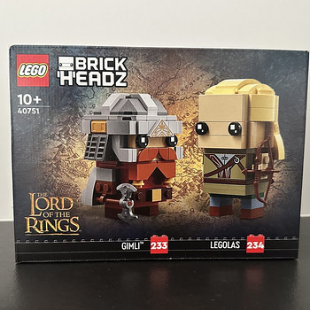 Lego Brickheadz Lord of The Rings Gimli and Legolas 40751