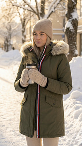 Tommy Hilfiger talveparka (Khaki) — Stiilne ja soe! (1 foto / 3)