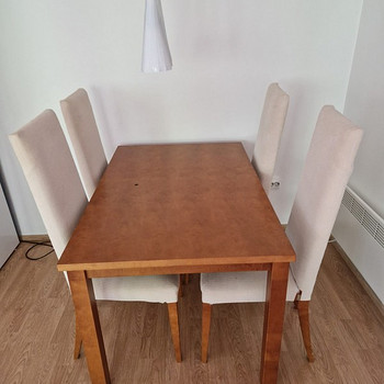 Söögilaud + 4 tooli