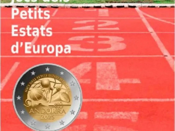 Andorra 2 euro 2025 Games of the Small States of Europe