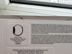 Apple Watch 8 45 мм графит с e-sim (3 фото из 9)