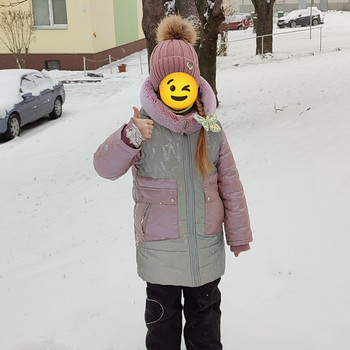Зимнее пальтишко+лыжные штаны