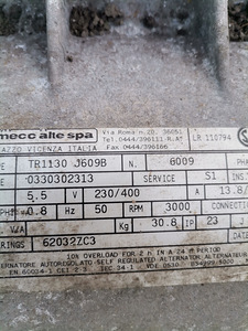 Генератор 5.5 кВт (8 фото из 9)