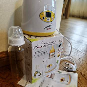 Подогреватель для бутылочек и детское питание Beuer + бутылочка KIDSME