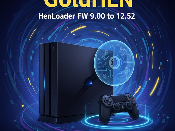 PlayStation 4 PS4 Jailbreak BluRay HenLoader FW 9.00 - 13.00