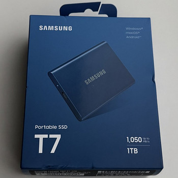 Samsung T7 1 TB USB 3.2 , Gray / Blue
