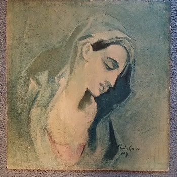 Õlimaal "Sinine madonna"