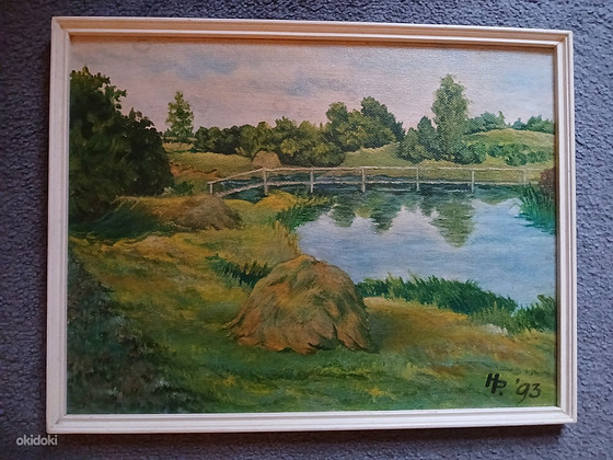 Картина маслом "Южно-Эстонский пейзаж"
