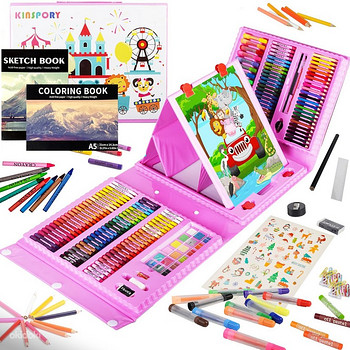 Kunstitarvete komplekt lastele – 290 detaili