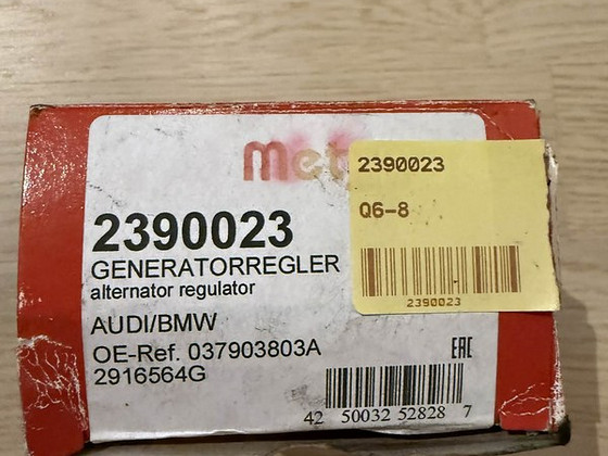 Регулятор напряжения генератора Metzger 2390023 для Audi/BMW