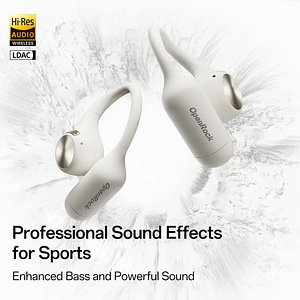 OpenRock S2 Open-Ear Air Conduction Sport Earbuds , White (2 foto / 10)