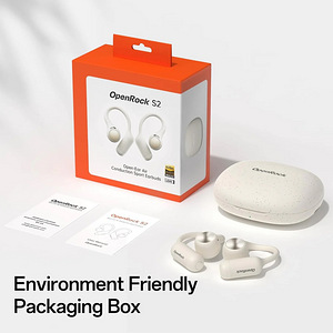 OpenRock S2 Open-Ear Air Conduction Sport Earbuds , White (5 foto / 10)