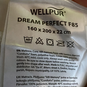 Madrats DREAM PERFECT F85 WELLPUR