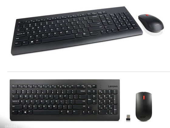 Uus LENOVO Wireless klaviatuuri ja hiire komplekt