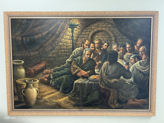 Редкая авторская картина «Вечеря воспоминания» — J. Brenna,