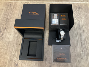 Mido Belluna Automatic White с бриллиантами, НОВЫЕ!! (1 фото из 3)