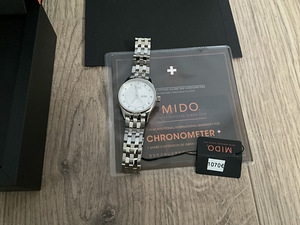 Mido Belluna Automatic White с бриллиантами, НОВЫЕ!! (3 фото из 3)