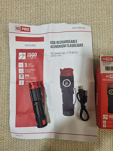 RS PRO LED laetav taskulamp (1 foto / 4)