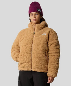 The north face пуховик XS коричневый (1 фото из 3)