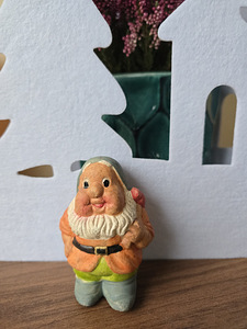 Гном Рождественский гномик керамика фигурка Статуэтка (9 фото из 10)