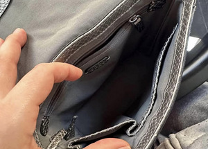 Nahast Ecco crossbody kott (8 foto / 9)