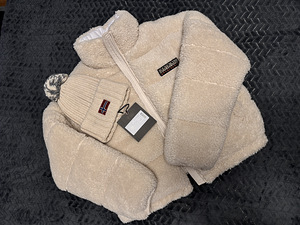 Napapijri a-suomi borg puffer jacket in off white Xs (4 foto / 6)