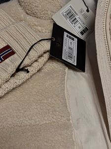 Napapijri a-suomi borg puffer jacket in off white Xs (5 foto / 6)