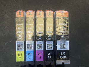 Canon CLI-551 tindi kassettid (1 foto / 1)
