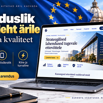 Esinduslik koduleht ärile