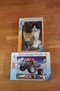 2 пазла Ravensburger по 300 деталей (1 фото из 3)