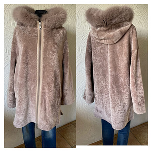 Mouton kapuutsiga, rebaseäärisega L-XL (1 foto / 10)