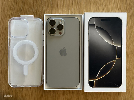 Apple iPhone 16 Pro Max 256GB Natural Ti uueväärne! Aku 91%